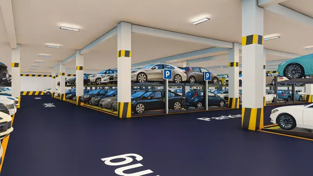 Artistic impression: basement car parking